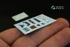 Quinta Studio QD48080 FW 190A-4 3D-Printed & coloured Interior on decal paper (for Eduard kit) 1/48